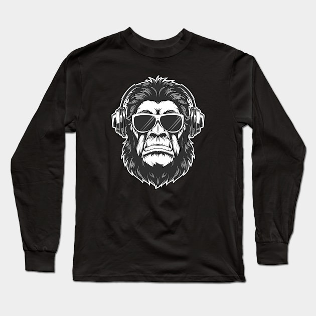 sasquatch rock on bigfoot 2024 Long Sleeve T-Shirt by SecuraArt